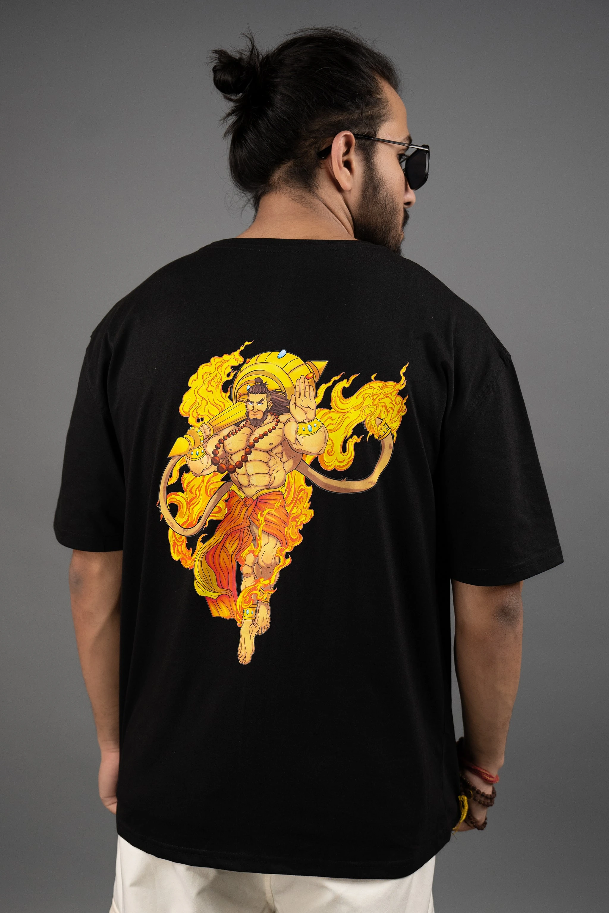 Straight back view