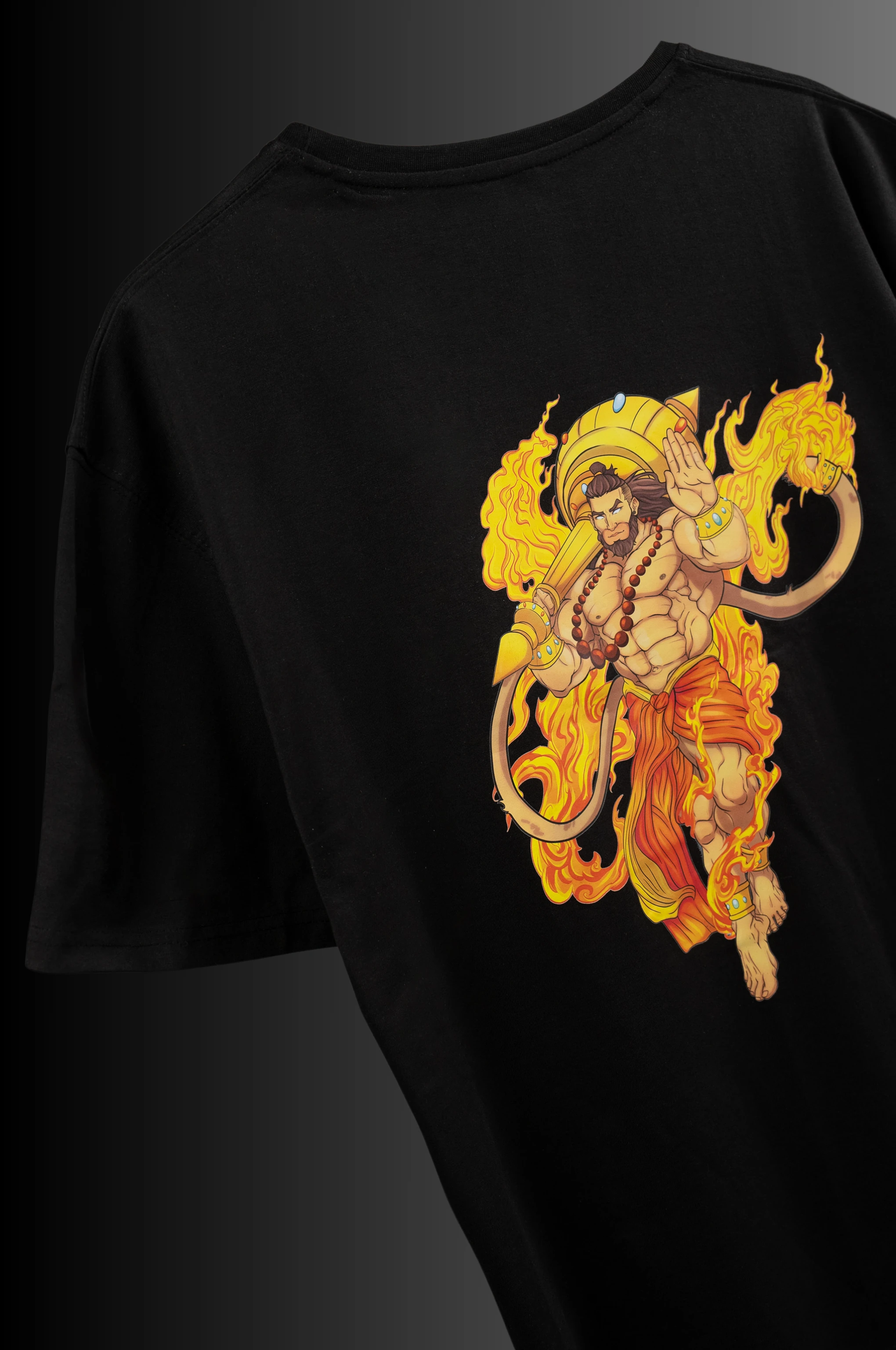 Back artwork · garment view